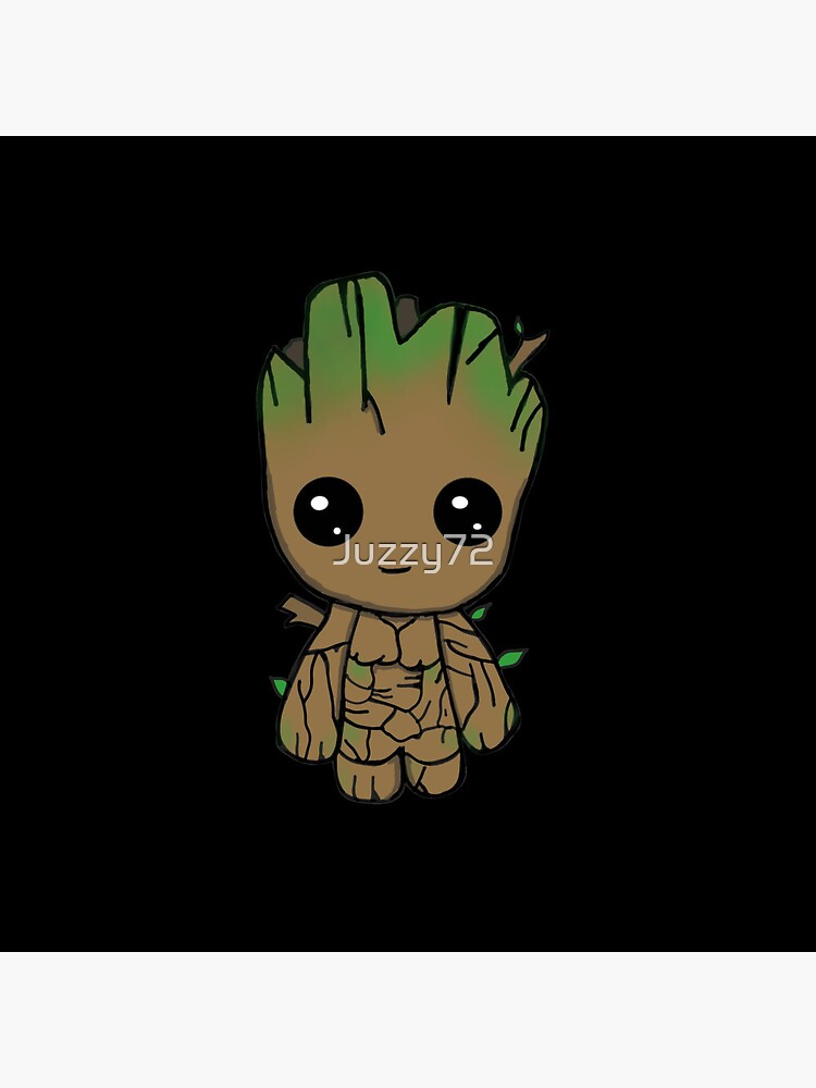 Thumbnail 3 of 3, Pin, I AM GROOT - Little Chibi designed and sold by Juzzy72.