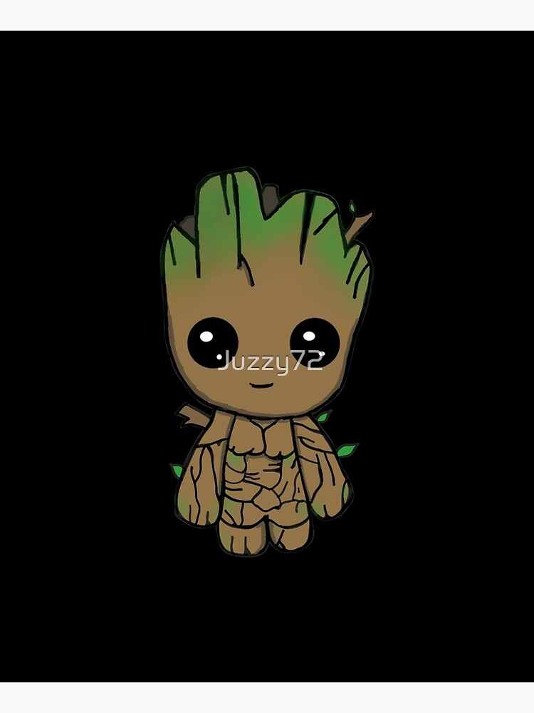 Thumbnail 6 of 6, Apron, I AM GROOT - Little Chibi designed and sold by Juzzy72.