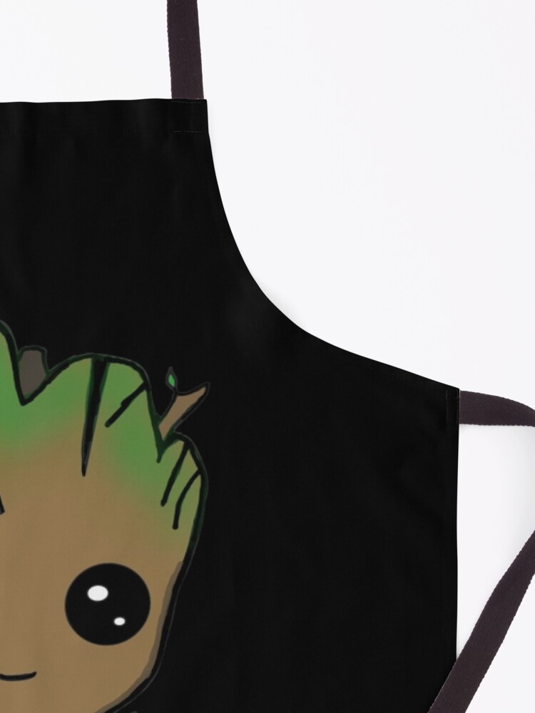 Thumbnail 3 of 6, Apron, I AM GROOT - Little Chibi designed and sold by Juzzy72.