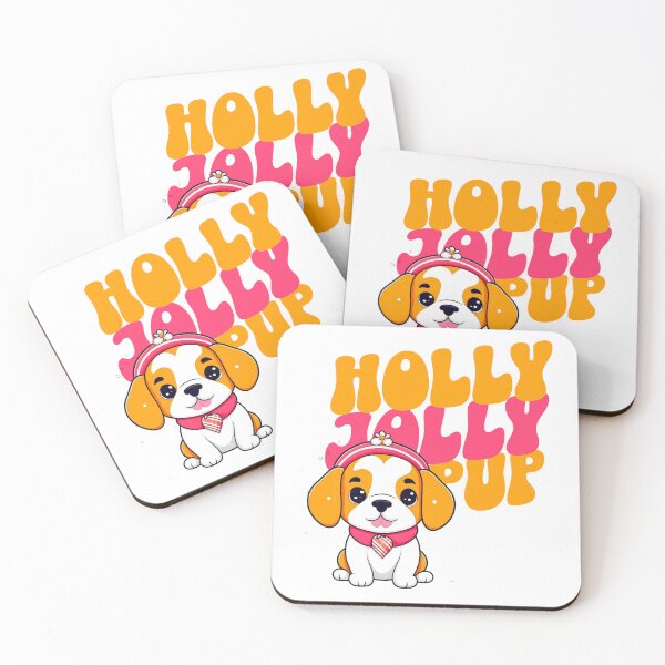 Item preview, Kawaii Beagle Holly Jolly Pup designed and sold by SimplyLiss.