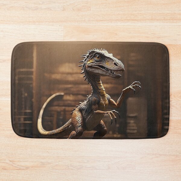 Item preview, Dinosaur Velociraptor Canvas print designed and sold by Colorful-Worlds.