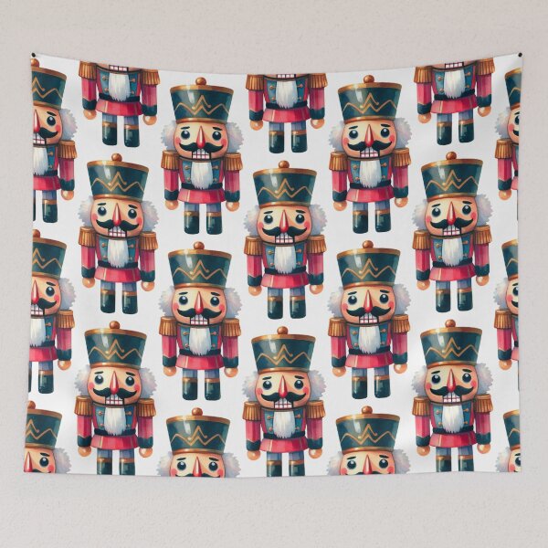 Item preview, Watercolor Christmas Nutcracker - Different Pattern designed and sold by Star-Fragment.