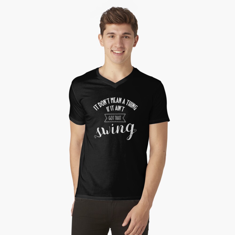 Item preview, V-Neck T-Shirt designed and sold by ritzlindyhopper.