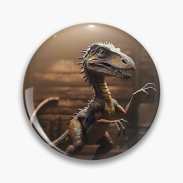 Item preview, Dinosaur Velociraptor Canvas print designed and sold by Colorful-Worlds.