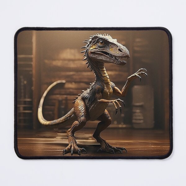 Item preview, Dinosaur Velociraptor Canvas print designed and sold by Colorful-Worlds.