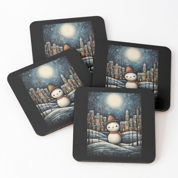 Item preview, Snowman Smiled Gently designed and sold by Timothystore-.
