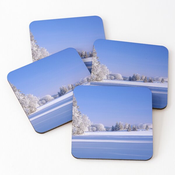 Item preview, winter landscape with white snow and blue sky designed and sold by Sasas Design.