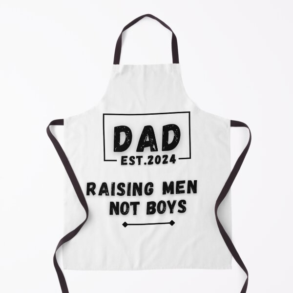 Item preview, Dad Est. 2024 Raising Men Not Boys t-shirt designed and sold by MtValleyDesign.