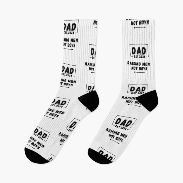 Item preview, Dad Est. 2024 Raising Men Not Boys t-shirt designed and sold by MtValleyDesign.