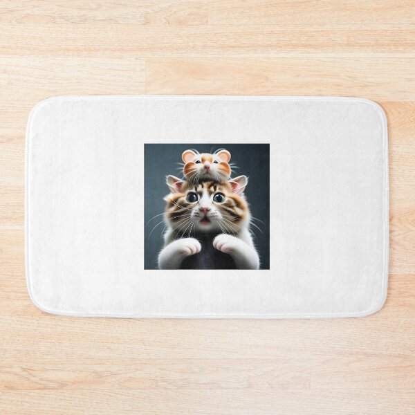 Item preview, Cat playing with a hamster designed and sold by AlbertMyra7.