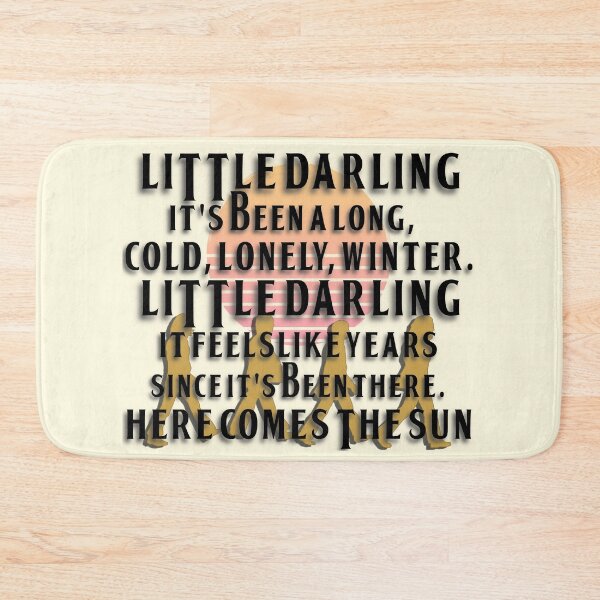 Artikelvorschau, Songtext von The Beatles Here Comes The Sun entworfen und verkauft von Shauntoleary.