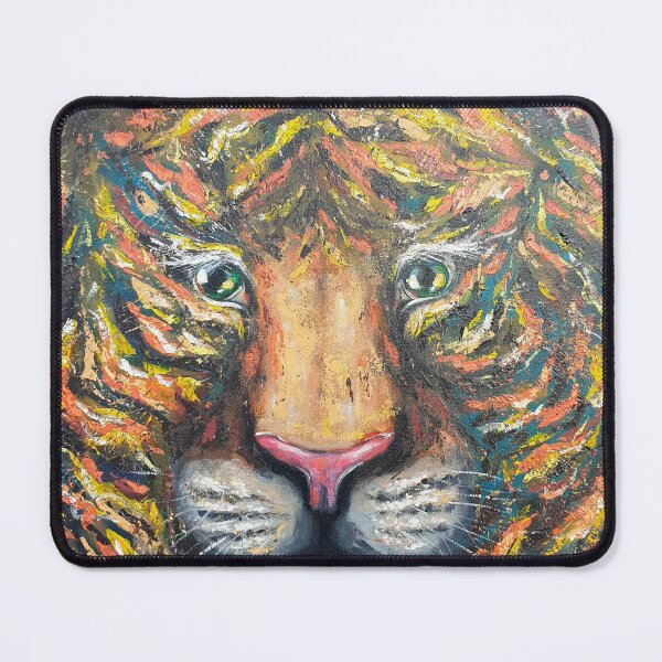 Item preview, Tiger Acrylic painting by Marina Daniluka designed and sold by MariDaniArt.