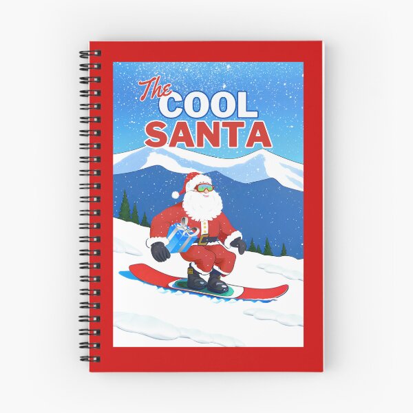 Item preview, The Cool Santa on a Snowboard designed and sold by ShoaffBallanger.