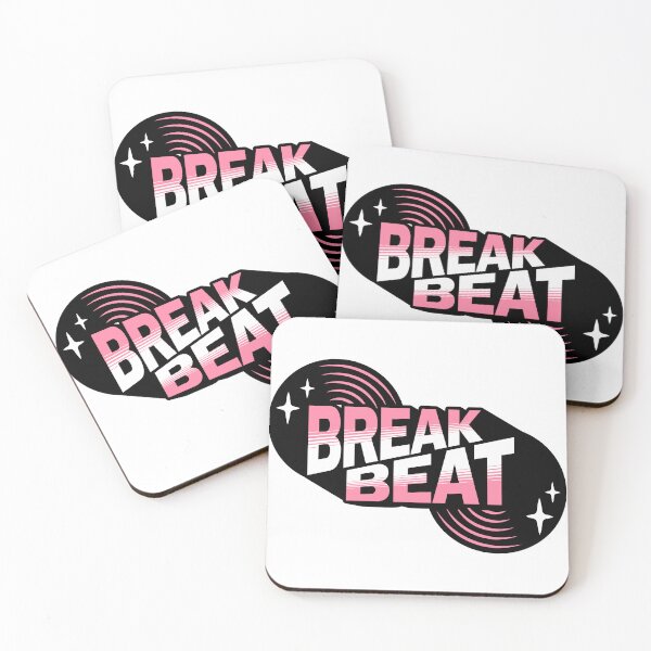Item preview, BREAKBEAT  - Retro Vinyl (Pink)  designed and sold by Discothreadz.