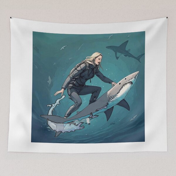 Item preview, Shark Surfer: Aquatic Adventure  designed and sold by FineFires.