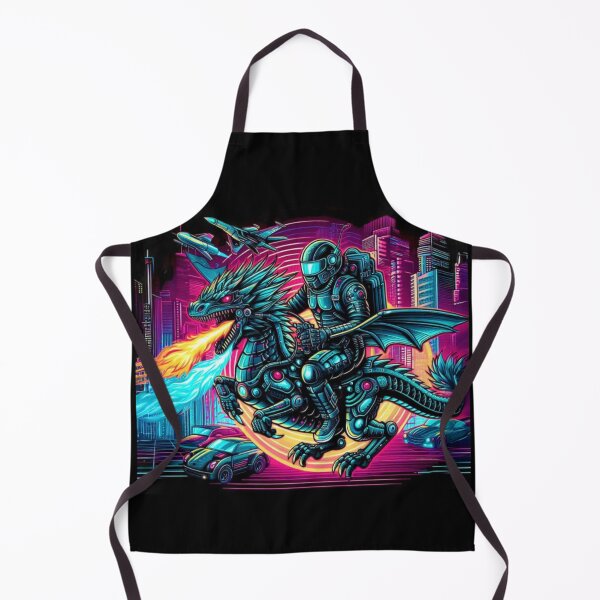 Item preview, Robot Riding a Dragon designed and sold by Myra365Art.
