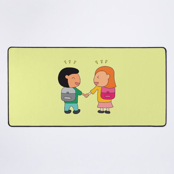 Item preview, happy brother and sister go to school together designed and sold by wordspotrayal.