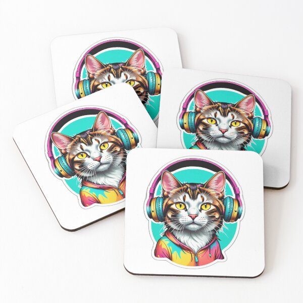Item preview, Cat with Headphone designed and sold by Gabriel0x.