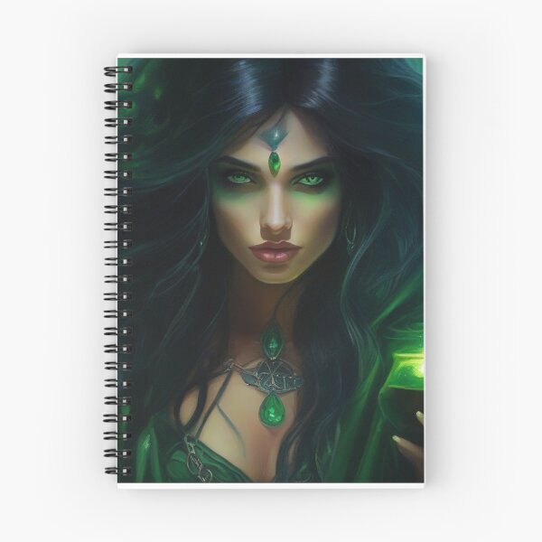 Item preview, Green-eyed witch designed and sold by KilianSzmid.