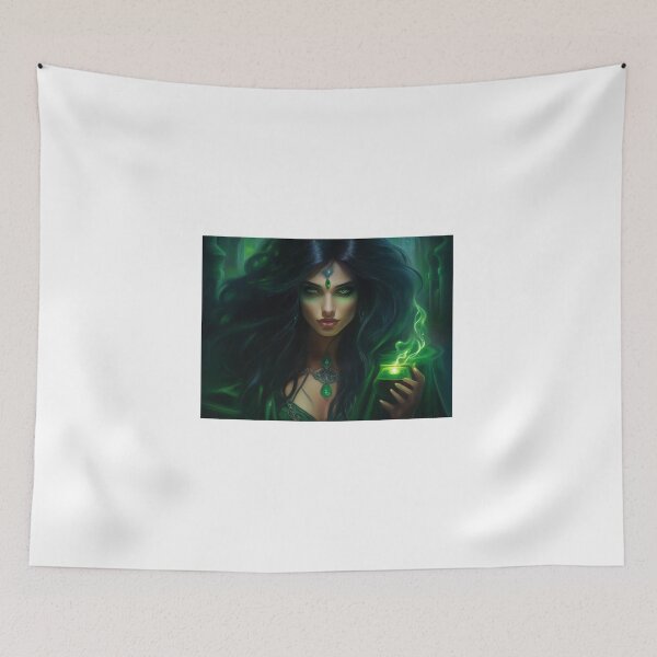 Item preview, Green-eyed witch designed and sold by KilianSzmid.