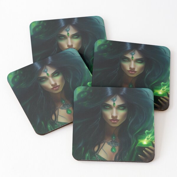 Item preview, Green-eyed witch designed and sold by KilianSzmid.