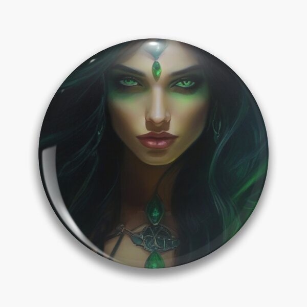 Item preview, Green-eyed witch designed and sold by KilianSzmid.
