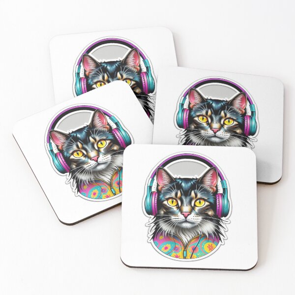 Item preview, Cat with Headphone designed and sold by Gabriel0x.