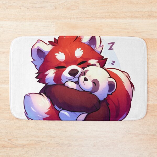 Item preview, Sleepy Red Panda Snuggling Furry Art designed and sold by Evelyns-Furries.