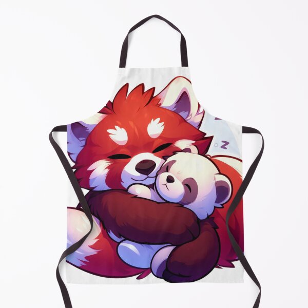 Item preview, Sleepy Red Panda Snuggling Furry Art designed and sold by Evelyns-Furries.