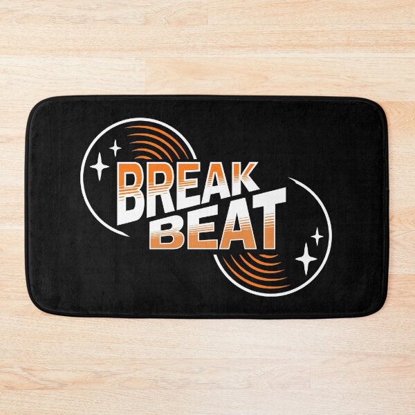 Item preview, BREAKBEAT  - Retro Vinyl (Orange)  designed and sold by Discothreadz.
