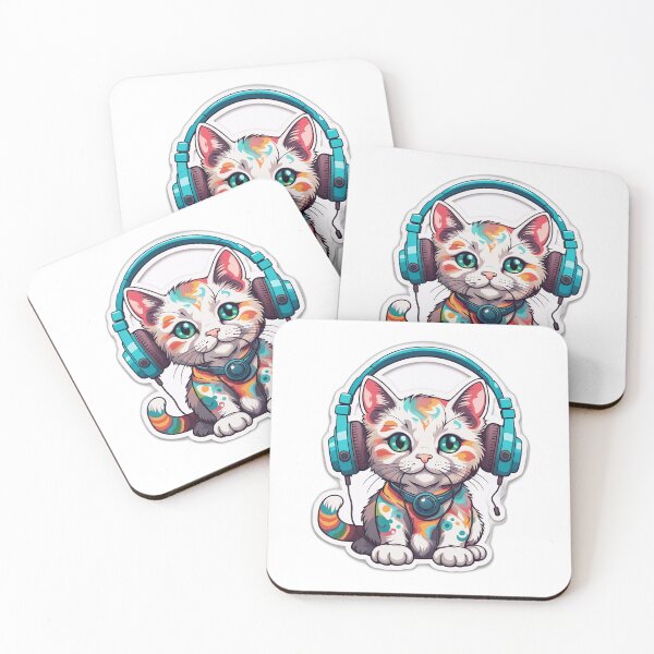 Item preview, Cat with Headphone designed and sold by Gabriel0x.