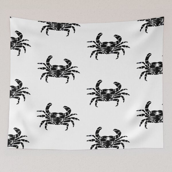 Item preview, Lined Shore Crab Design designed and sold by KitayamaDesigns.
