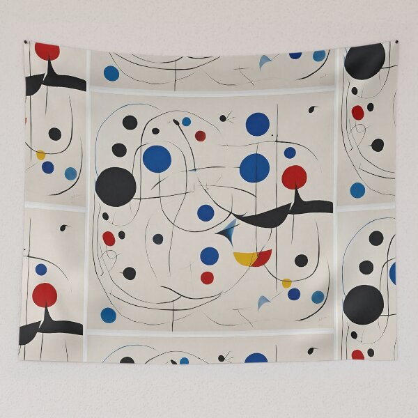 Item preview, Joan Miro Inspired Abstract Lines  designed and sold by bettypure.