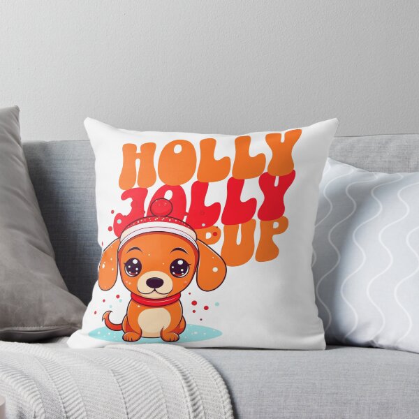 Item preview, Kawaii Dachshund Holly Jolly Pup designed and sold by SimplyLiss.