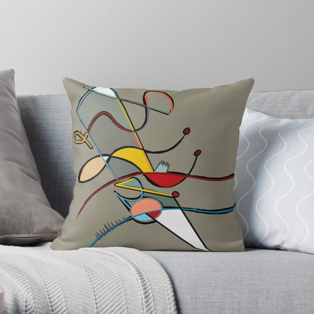 Item preview, Throw Pillow designed and sold by Splattermarx.