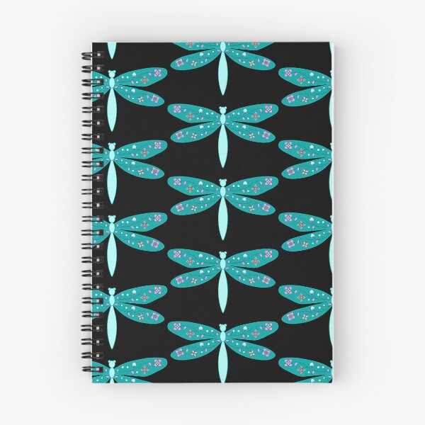 Item preview, Dragonfly Floral Teal designed and sold by Niibidoon.