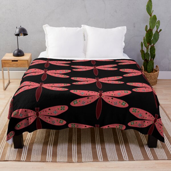Item preview, Red Dragonfly Floral designed and sold by Niibidoon.