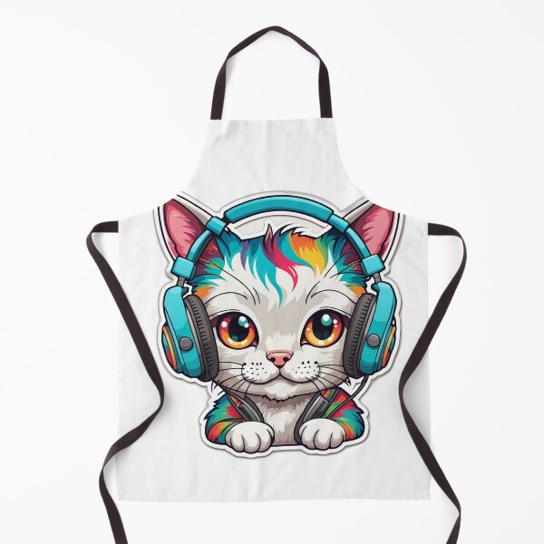 Item preview, Cat with Headphone designed and sold by Gabriel0x.