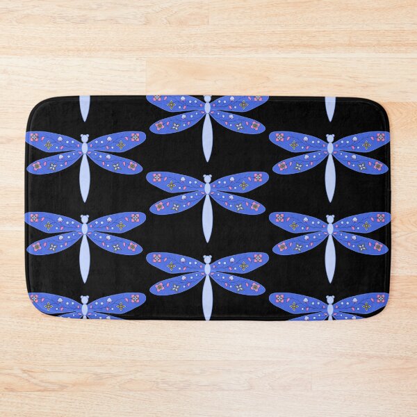 Item preview, Light Blue Dragonfly Floral designed and sold by Niibidoon.