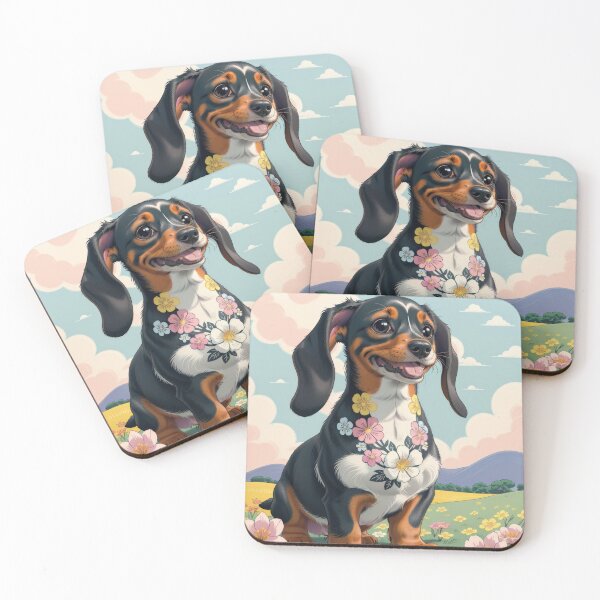 Item preview, Art of Dachshund dog artwork designed and sold by Tio-Tecun.