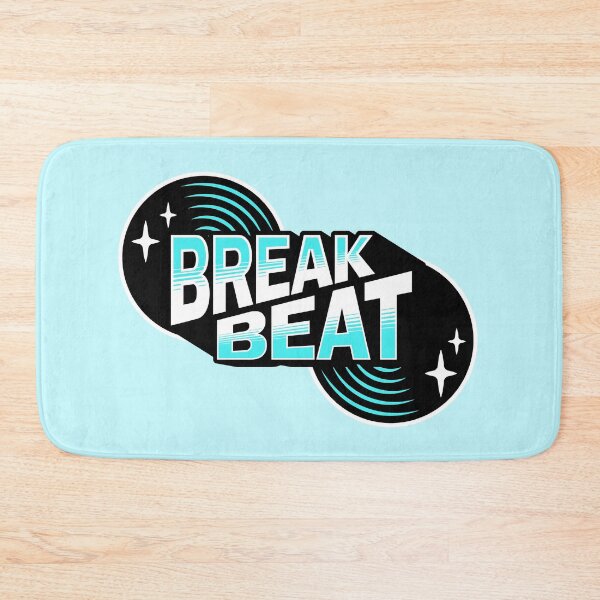 Item preview, BREAKBEAT  - Retro Vinyl (Blue)   designed and sold by Discothreadz.