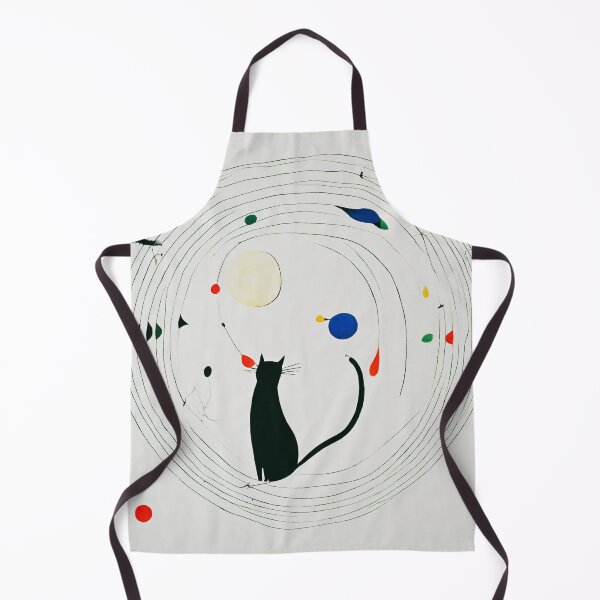 Item preview, Joan Miro Inspired Abstract Cat with a Yarn  designed and sold by bettypure.