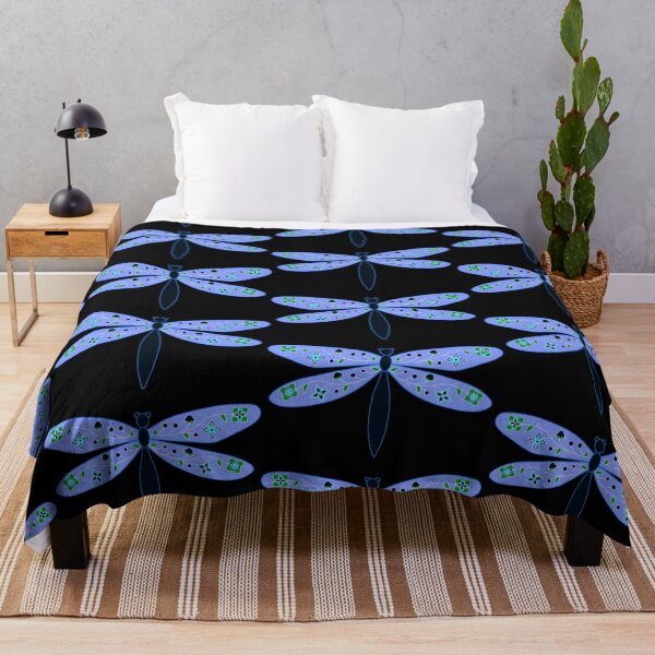 Item preview, Blue Dragonfly Floral designed and sold by Niibidoon.