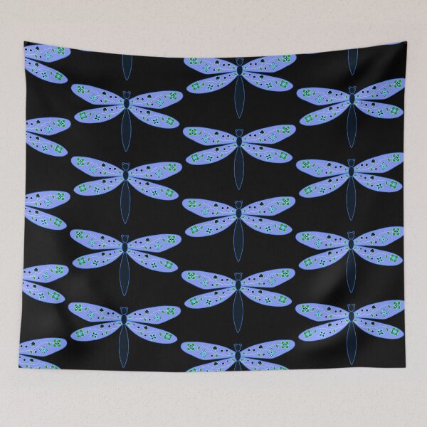 Item preview, Blue Dragonfly Floral designed and sold by Niibidoon.