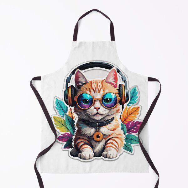 Item preview, Cat with Headphone designed and sold by Gabriel0x.
