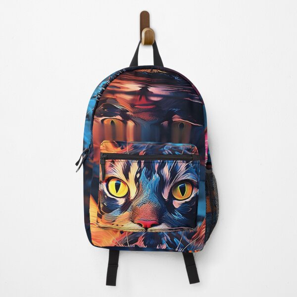 Item preview, Abstract cat water illusion art print designed and sold by dcrc.