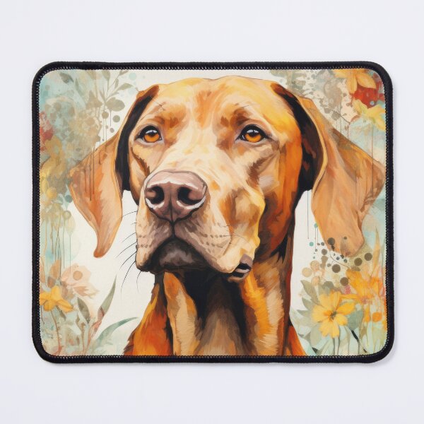 Item preview, Hungarian Vizsla Pointer Dog Art Portrait designed and sold by WallyPink.