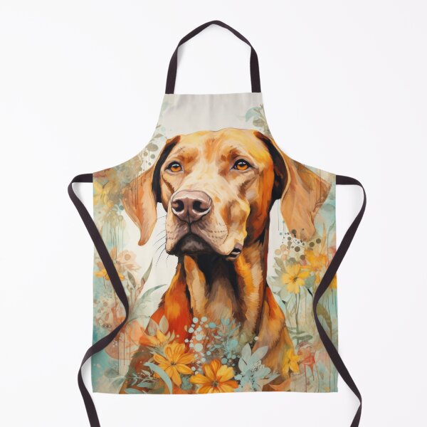 Item preview, Hungarian Vizsla Pointer Dog Art Portrait designed and sold by WallyPink.