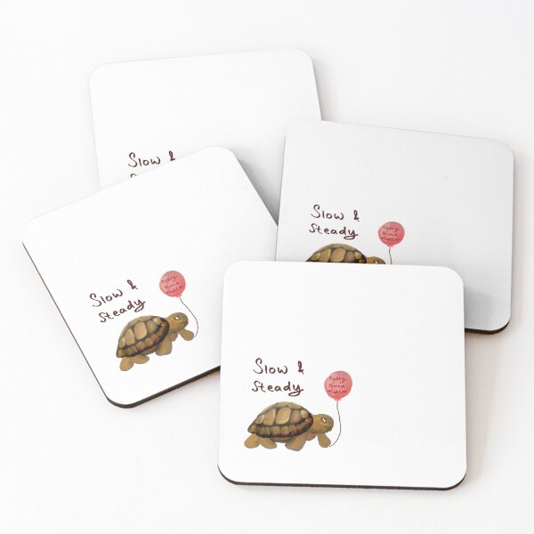Item preview, Adorable Turtle Watercolor - Slow and Steady designed and sold by DrStickerManiac.