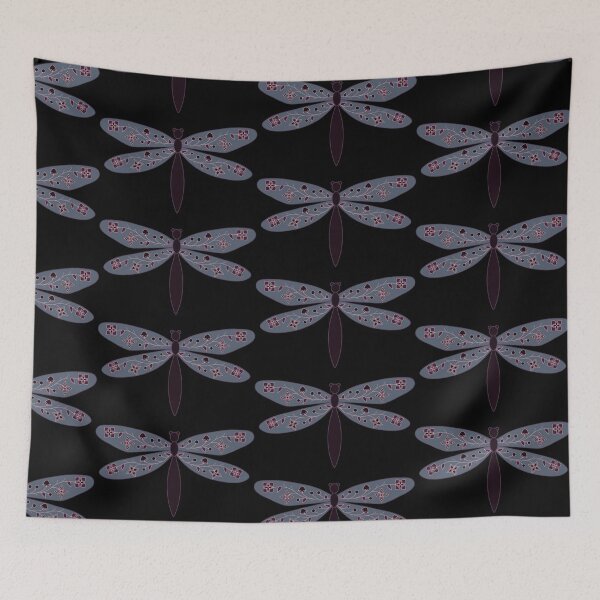 Item preview, Gre Dragonfly Floral designed and sold by Niibidoon.